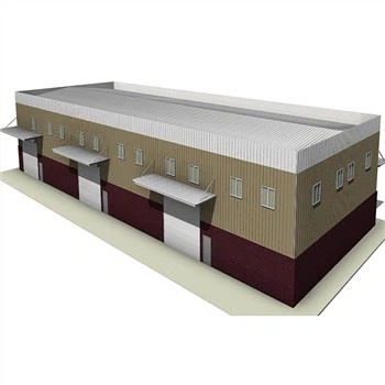 Skladišče jeklenih konstrukcij za hitro namestitev