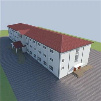 Hotel s sodobnimi jeklenimi konstrukcijami